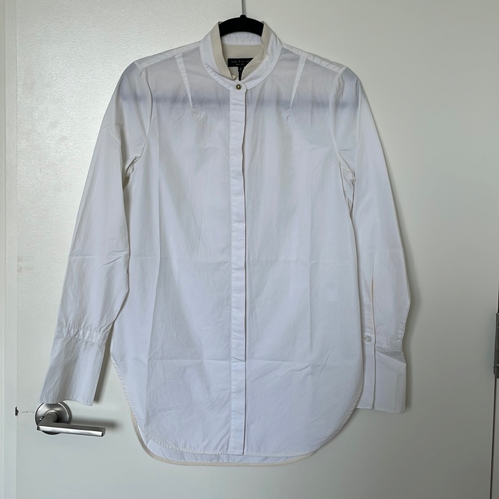 Rag & Bone White Button Down